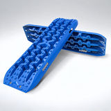 X-BULL GEN3.0 4WD recovery track boards, 6pcs blue, with mounting strap for sand and snow