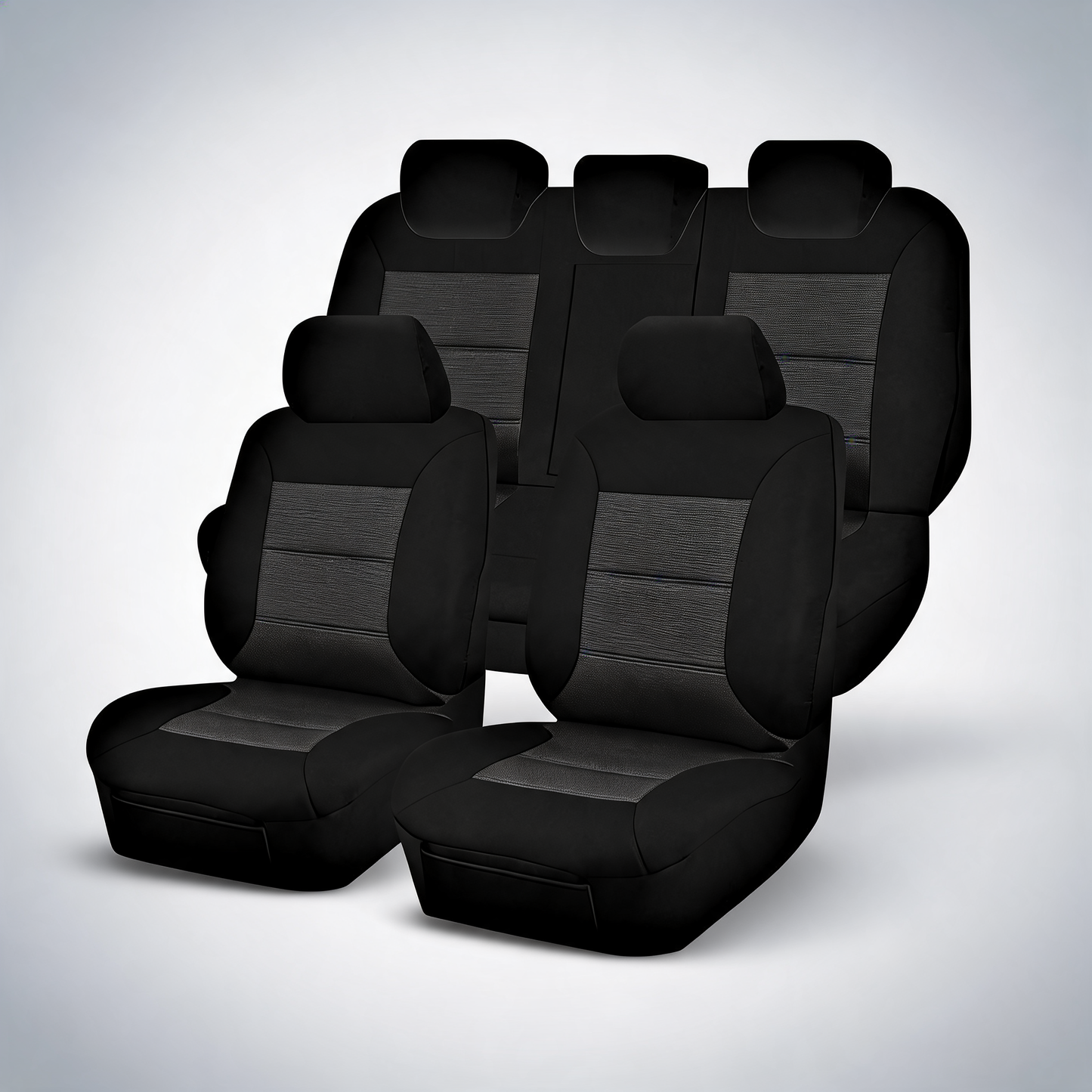 Premium jacquard seat covers for Honda Civic 9th Gen Series III hatch 2012-2016