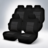 Premium black front seat covers for Mazda BT-50 UP Series dual cab 2011-2015