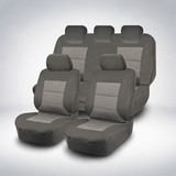Premium grey front seat covers for Mazda BT-50 UP Series dual cab 2011-2015