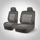 Premium grey front seat covers for Mazda BT-50 UP Series single cab chassis 2011-2015