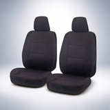 Challenger charcoal front bucket seat covers for Toyota Landcruiser 70 Series VDJ from 2008