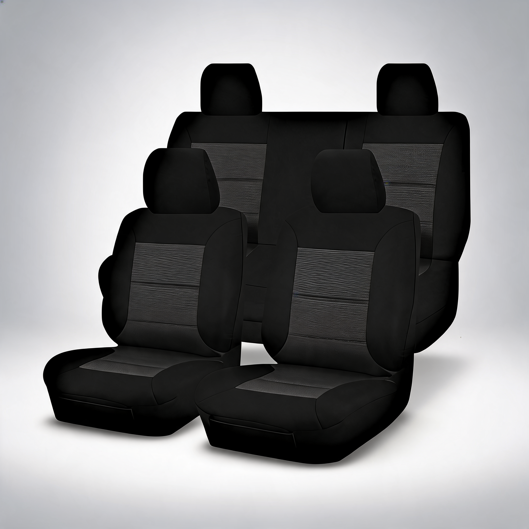 Premium black seat covers for Mazda BT-50 TF XT dual cab from 2020