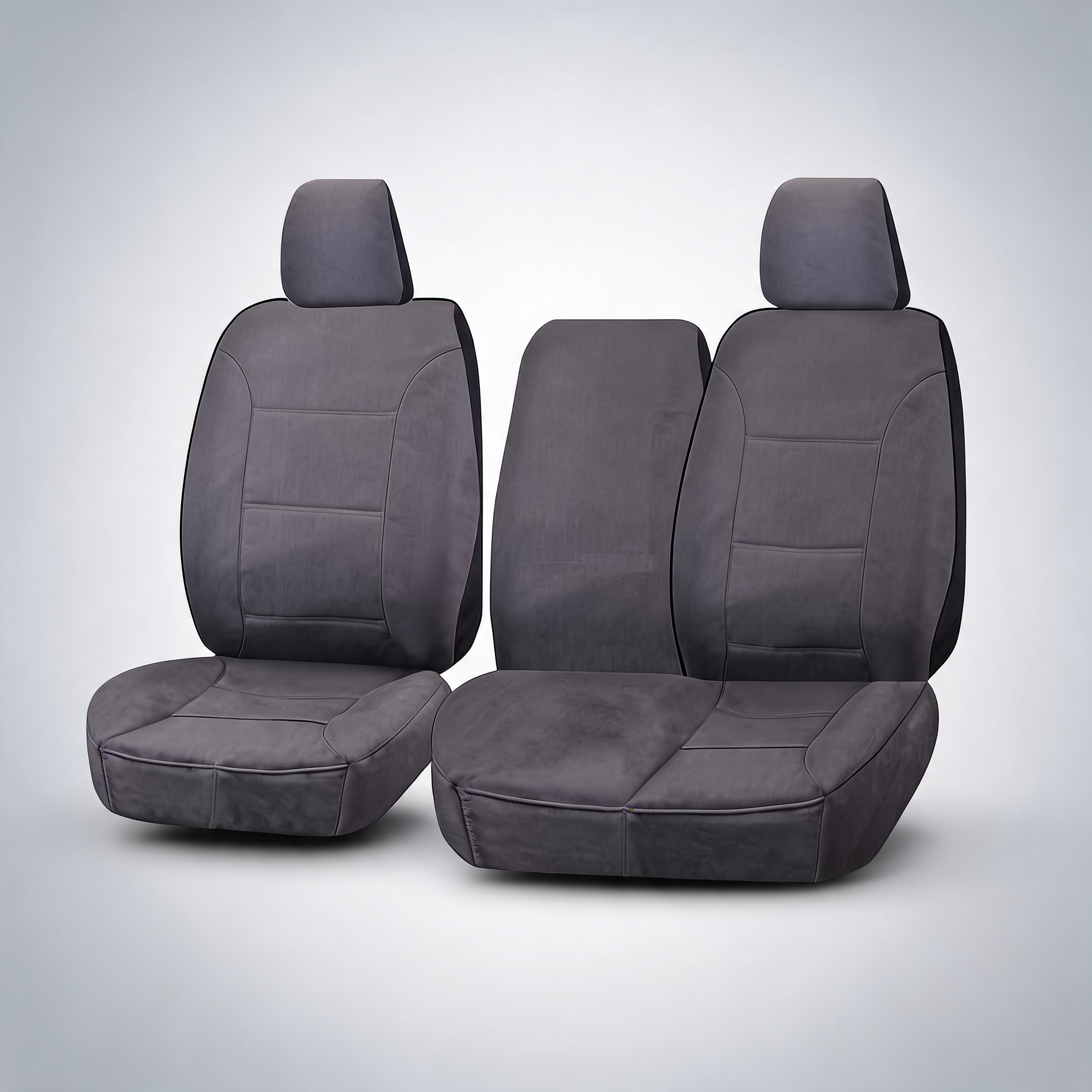 Challenger charcoal front seat covers for Hyundai iLoad TQ van 2008-2021