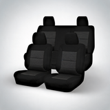 Premium black seat covers for Toyota Corolla MZEA12R hatch from 2018