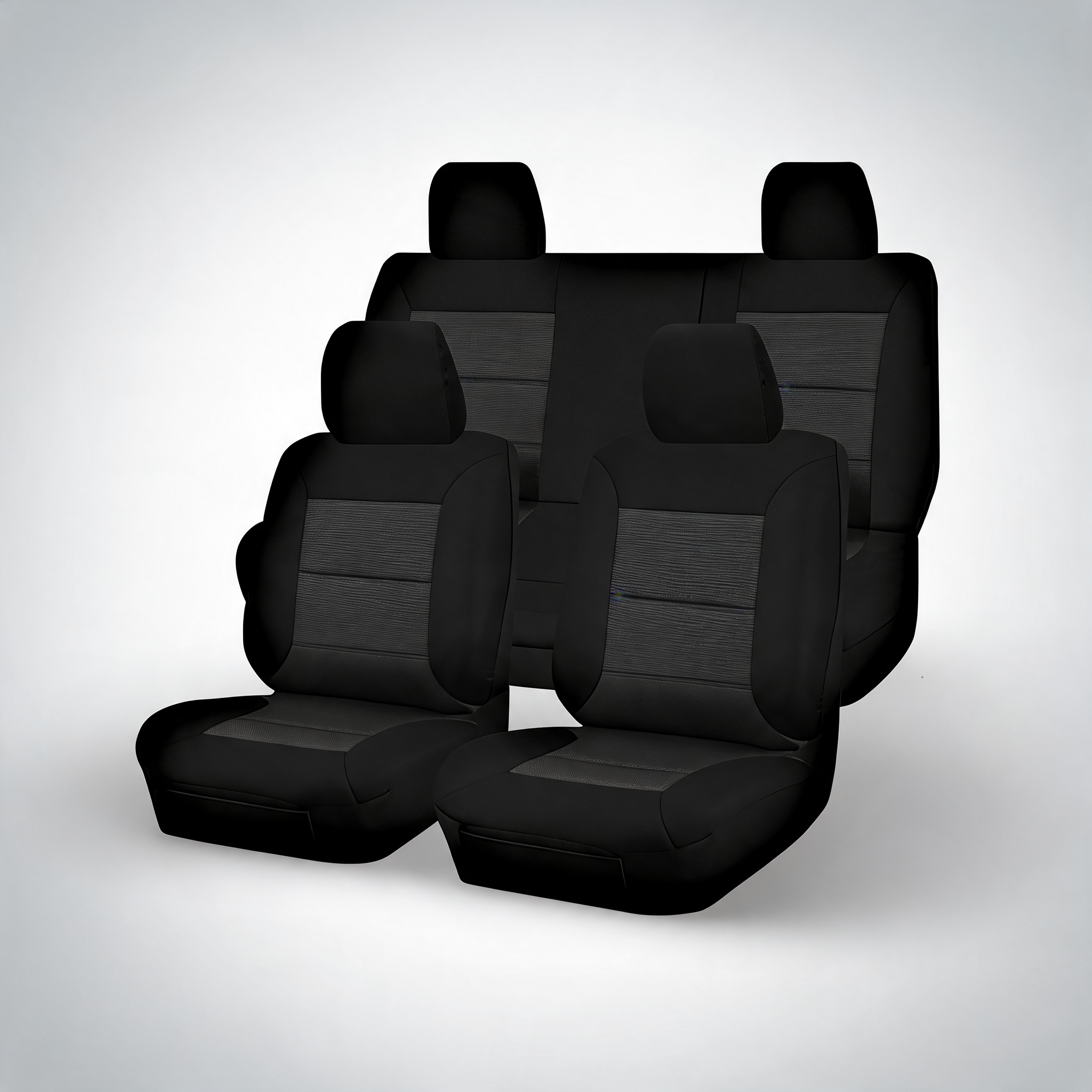 Premium black seat covers for Toyota Corolla MZEA12R hatch from 2018
