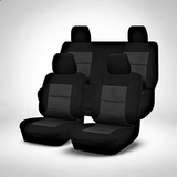 Premium black seat covers for Toyota Corolla Hybrid ZWE211R hatch from 2018