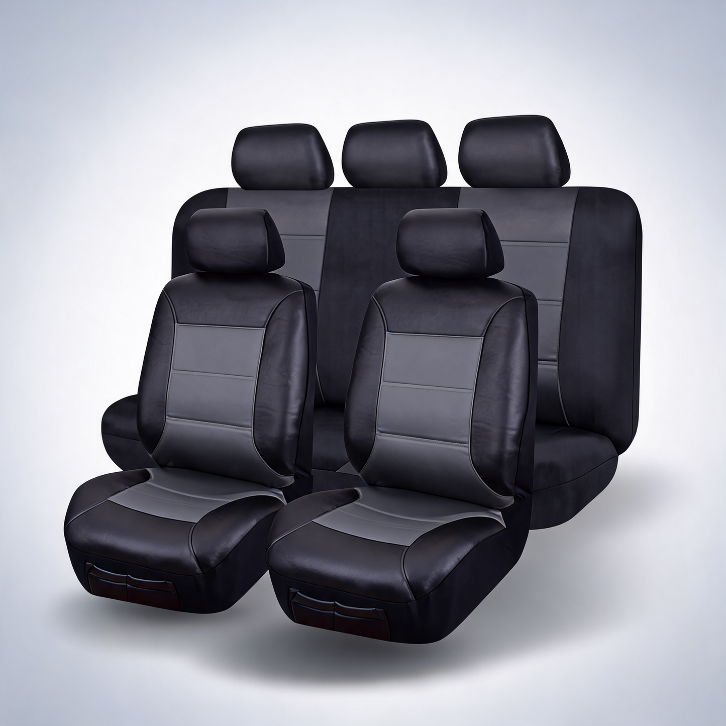 El Toro grey front seat covers for Holden Captiva CG 5-seater SUV