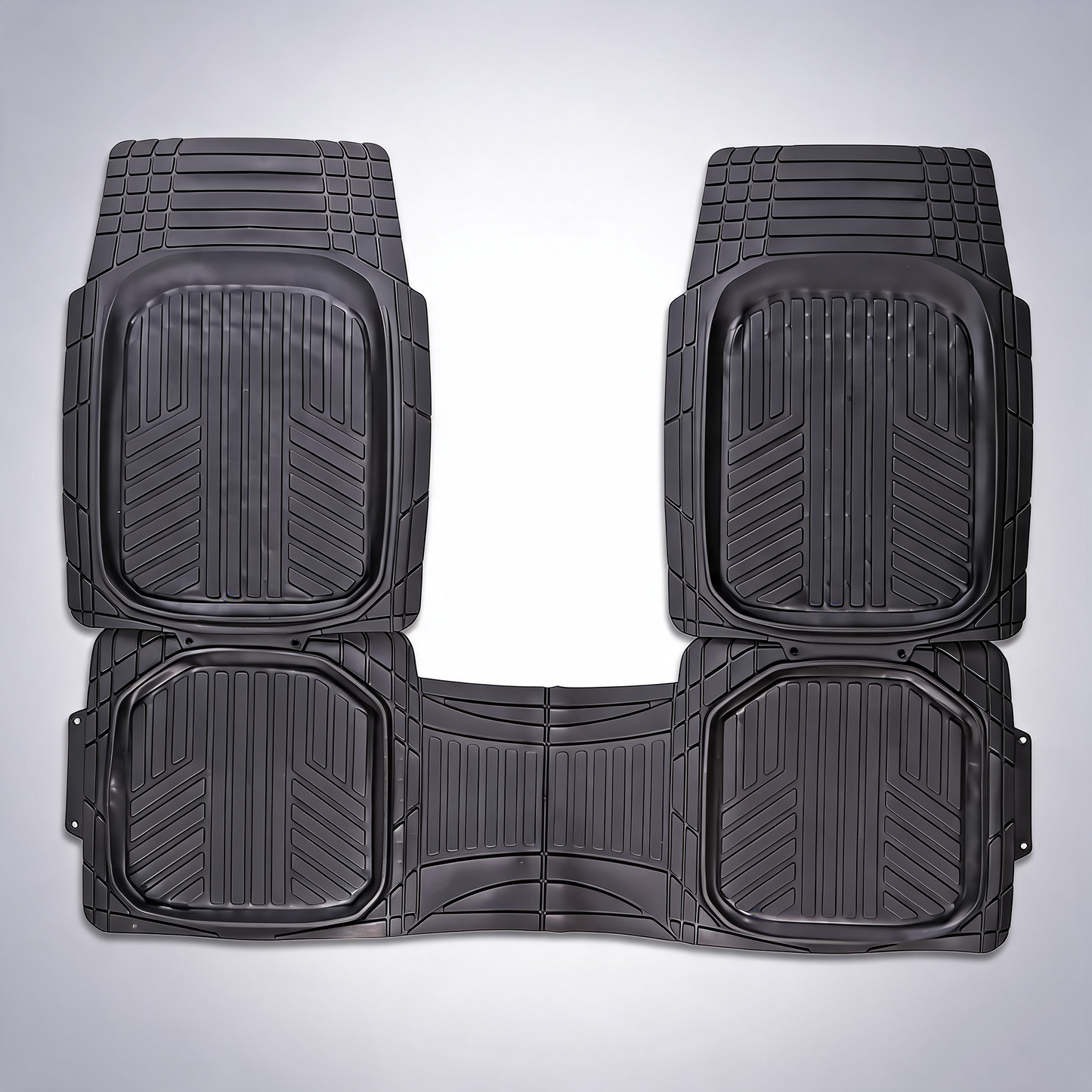 CMT Trailblazer 3-piece black rubber car mats