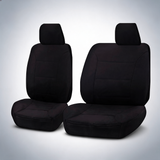 Challenger black front seat covers for Mazda BT-50 UP Series single cab 2011-2015