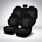Premium black seat covers for LDV T60 SK8C dual cab from 2017
