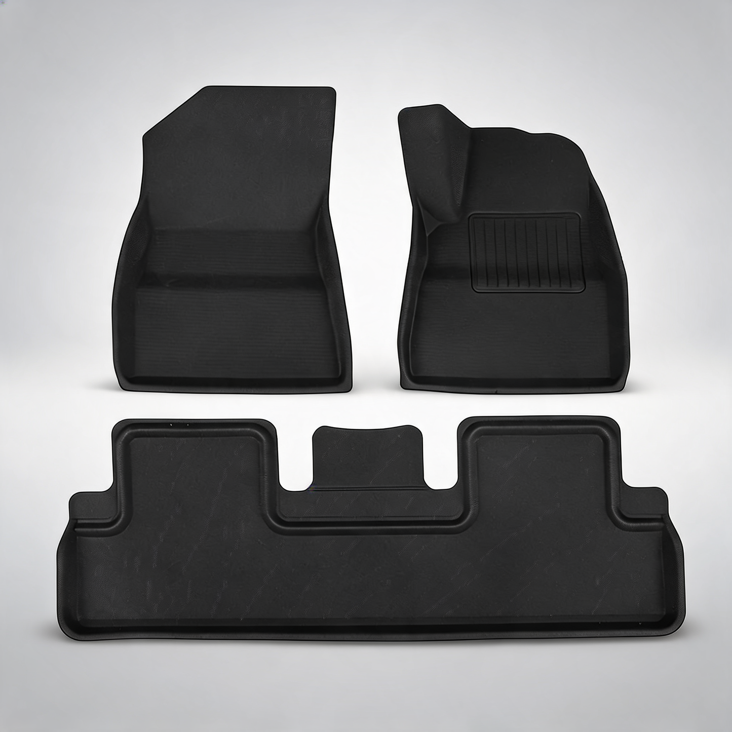 Weisshorn front and rear rubber floor mats for Tesla Model 3