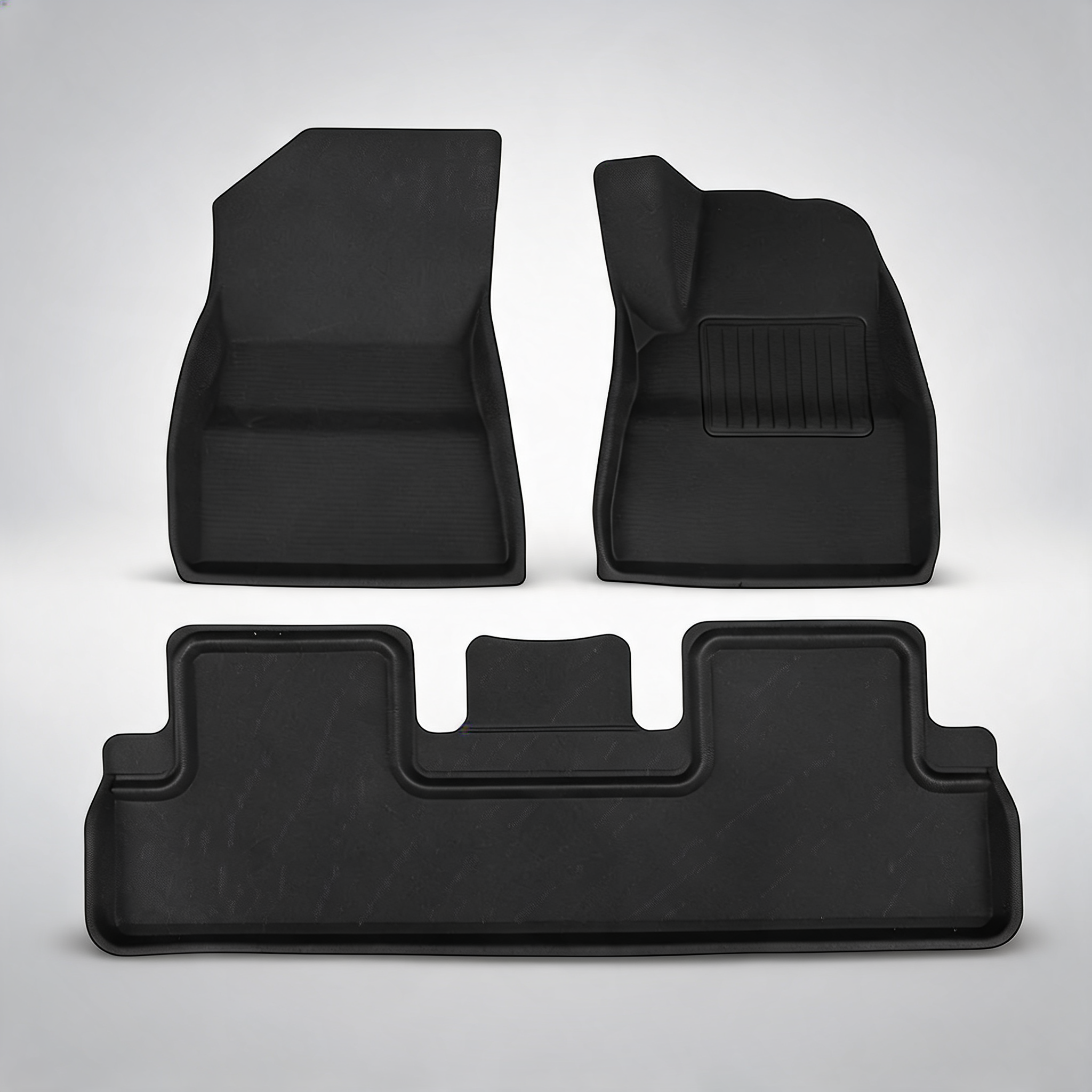 Weisshorn front and rear rubber floor mats for Tesla Model 3