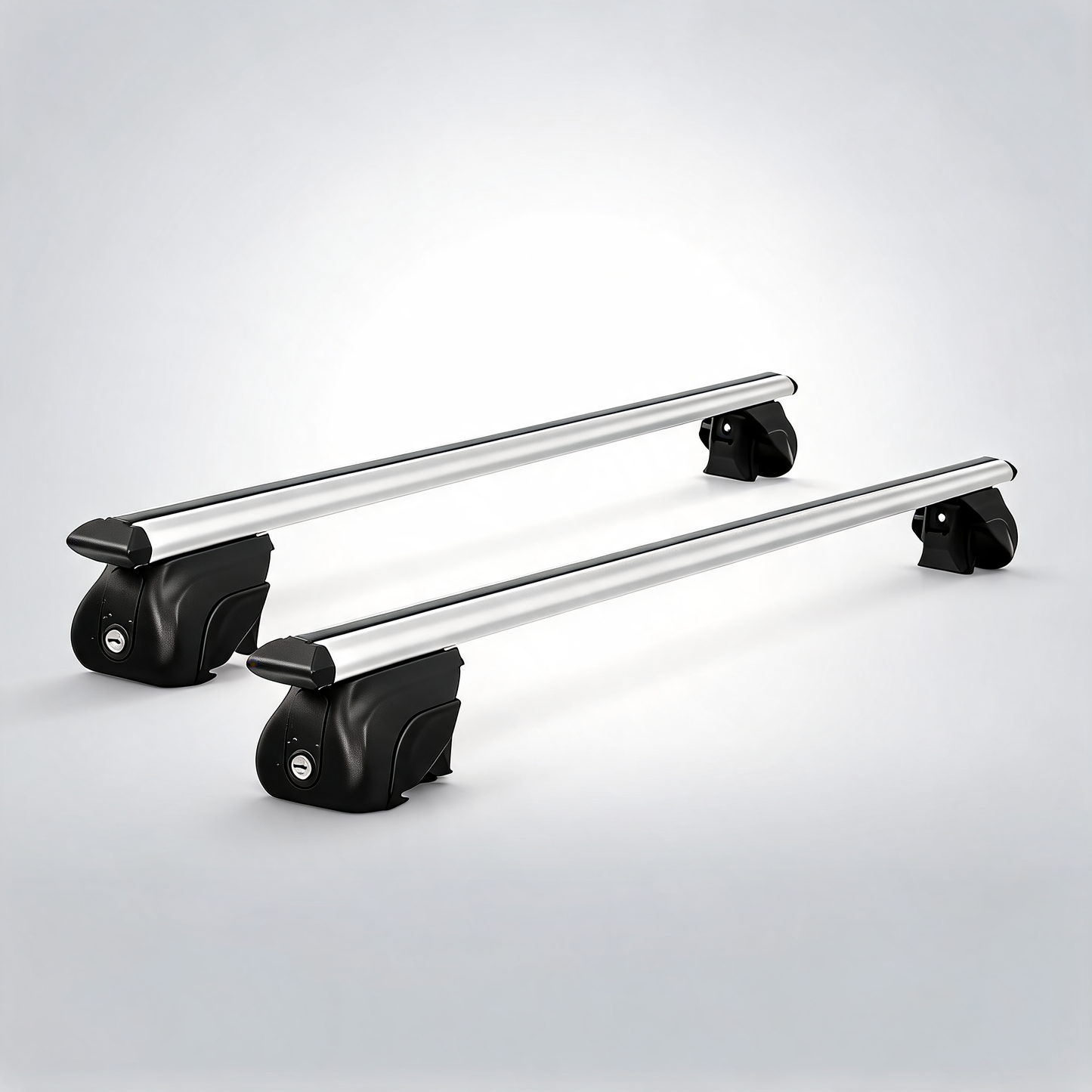 Universal aluminium car roof rack pod cross bars with upgraded holder