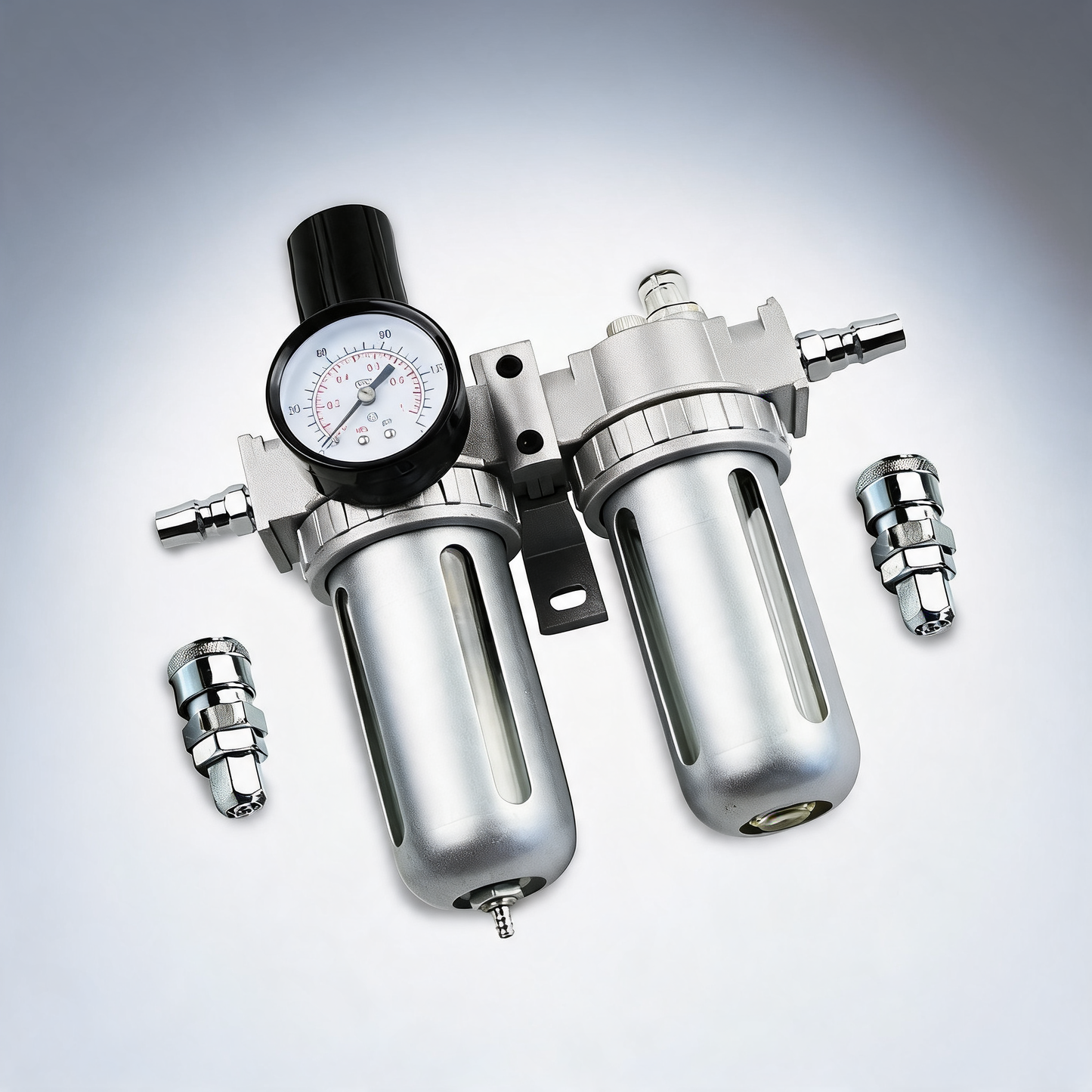 X-BULL air compressor moisture filter water trap and regulator with mount fitting