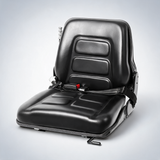 Giantz universal PU tractor seat with backrest for forklift, excavator and truck
