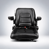 Giantz universal suspension tractor seat with armrest for forklift, excavator and truck
