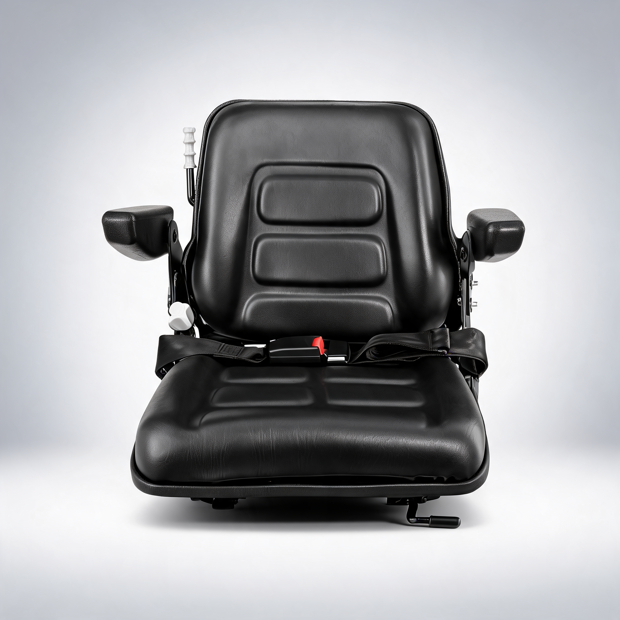 Giantz universal suspension tractor seat with armrest for forklift, excavator and truck
