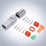 Deutsch DT 4-way 4-pin waterproof electrical connector plug kit for trailers