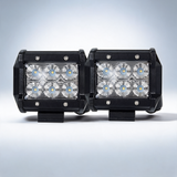 Pair of 4-inch CREE LED flood work lights for off-road driving and reverse