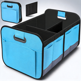 Heavy duty collapsible 65L waterproof car boot organiser storage box for SUV