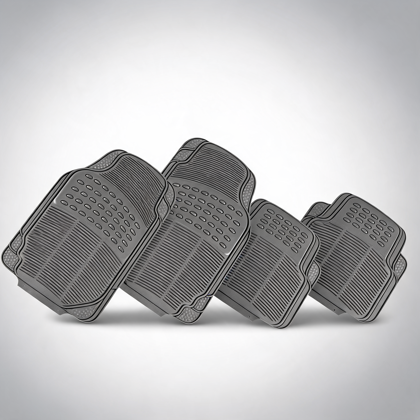 Thunder 4-piece rubber car mats