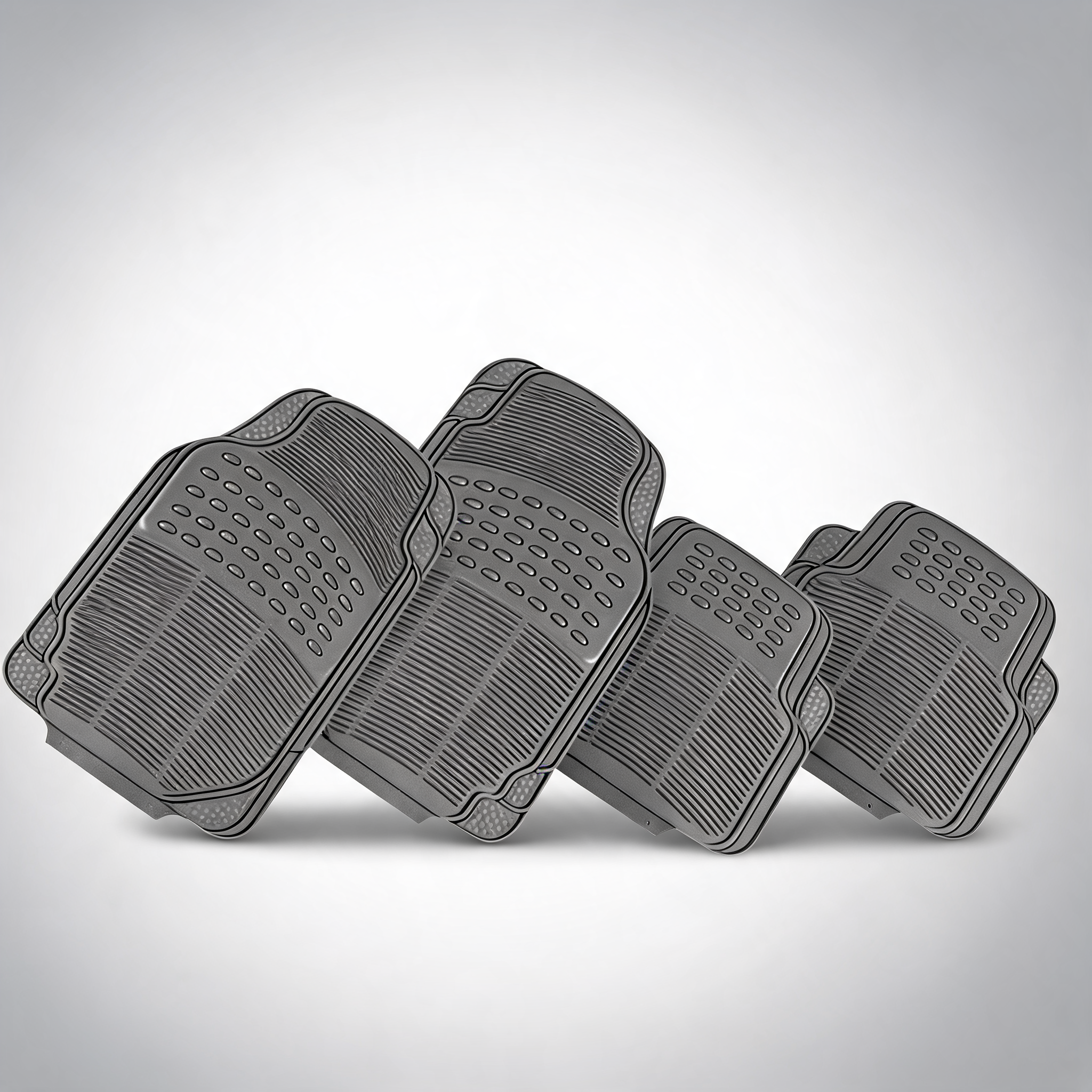 Thunder 4-piece rubber car mats